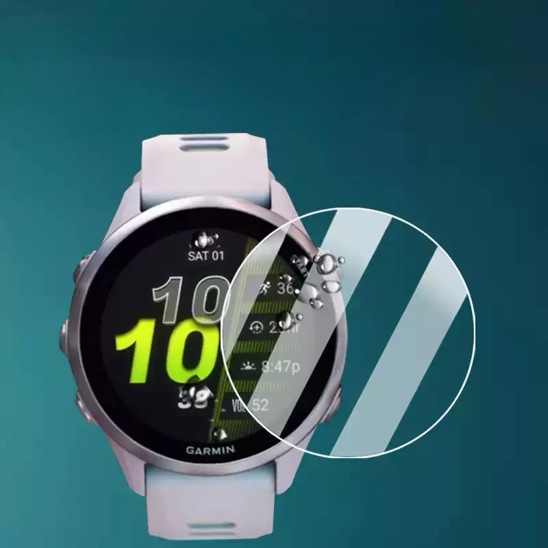 Clear HD Tempered Glass Screen Protector for Garmin Forerunner Series Watches