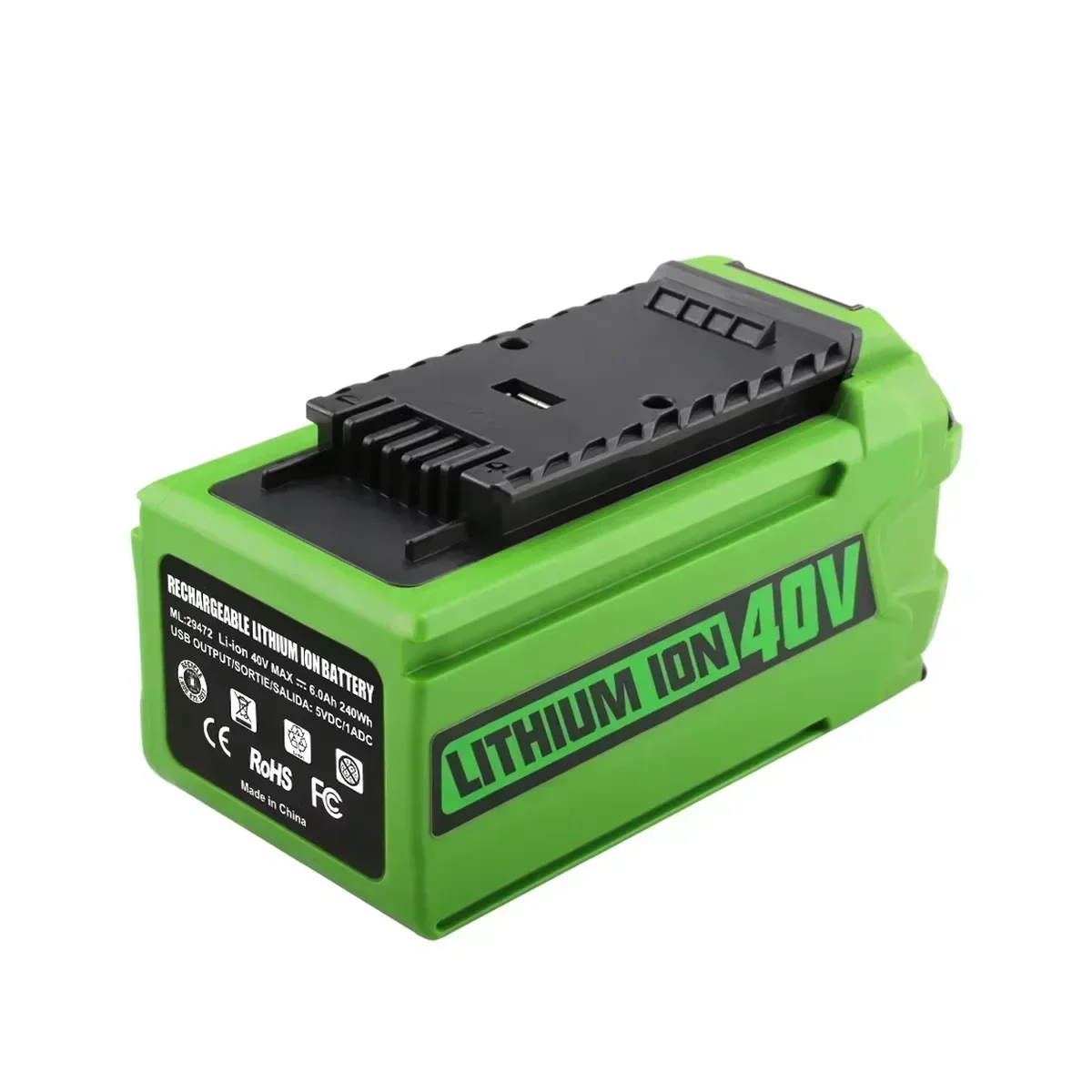 For Greenworks 40V Batteries 6Ah GreenWorks G-MAX Li-ion Battery Manufacturer Replacement Battery for Lawn Mower Power Tools 5