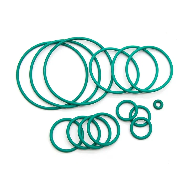 Description Picture 5 of item10pcs FKM O Ring Green CS 1/2/3.1/4mm OD 5-70mm Insulated Oil High Temperature Resistance Fluorine Rubber FKM O-Ring Seal Gasket