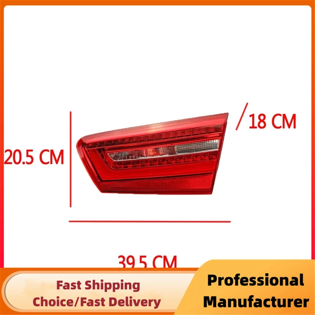 مصباح خلفي ليد ليد لأودي ، فرامل ، ضوء ضباب إيقاف خلفي ، أودي A6 ، C7 ، سيدان  ، 4G5945093A ، 4G5945094A