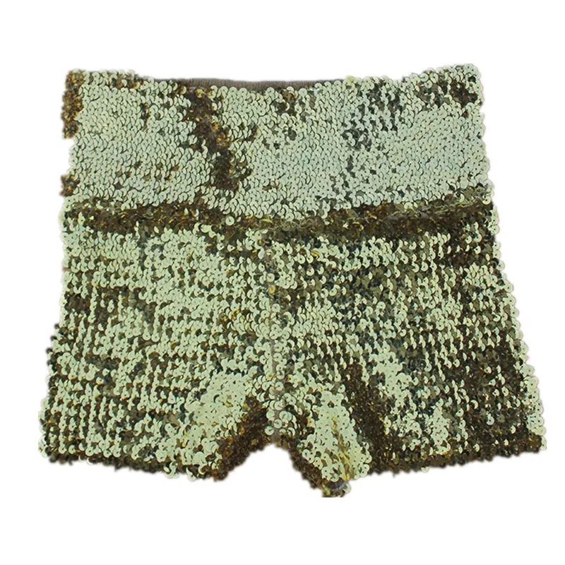 Festival Rave Outfit Shiny Sequins Women Shorts Hight Waist Sexy Clubwear Party Chic Fashion Pants Stage Performance Clothing