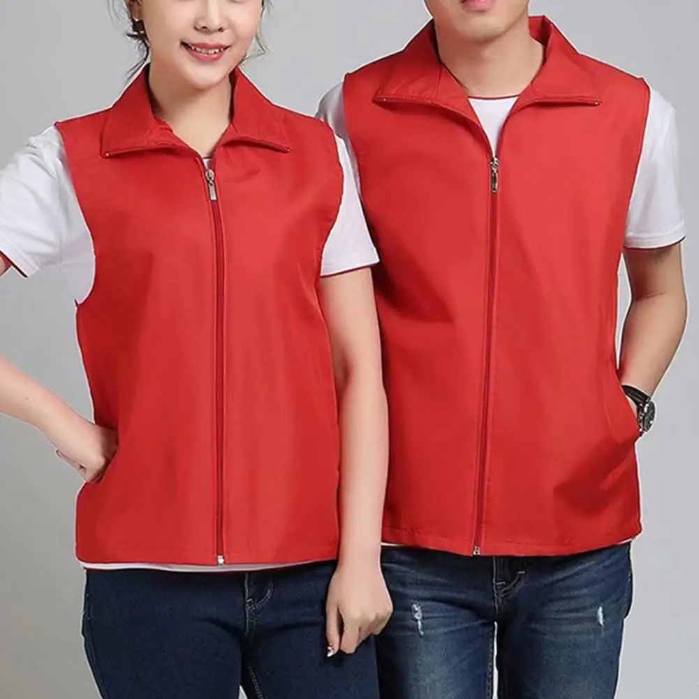Reflective Safety Vest Cooling Vest Fisherman Vest Unisex Waistcoat Sleeveless Thin Breathable Event Volunteer Work Outdoor