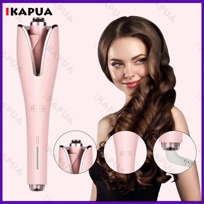 

Автоматические щипцы для завивки волос, керамическая вращающаяся плойка, стайлер для завивки волос, автоматический утюжок