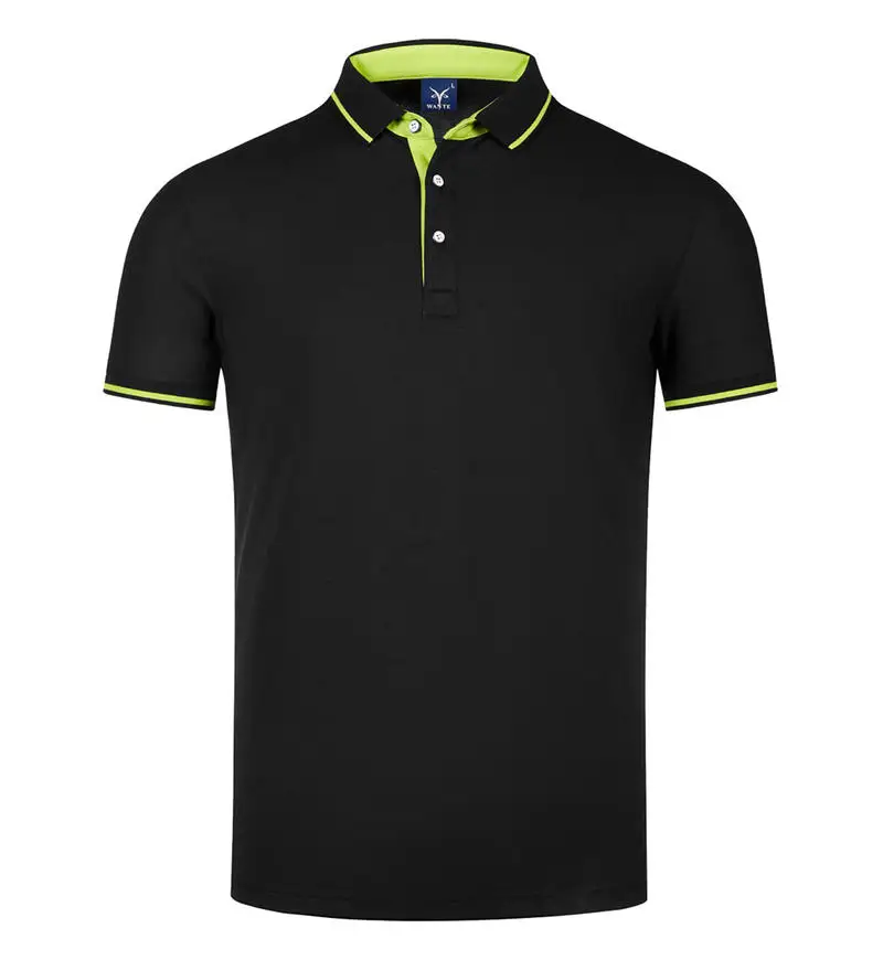 Fashion Quick Drying Short Sleeved Polo Shirt Golf Jersey Company Group Breathable Fitness Lapel Sports Sleeved 10-Color Top