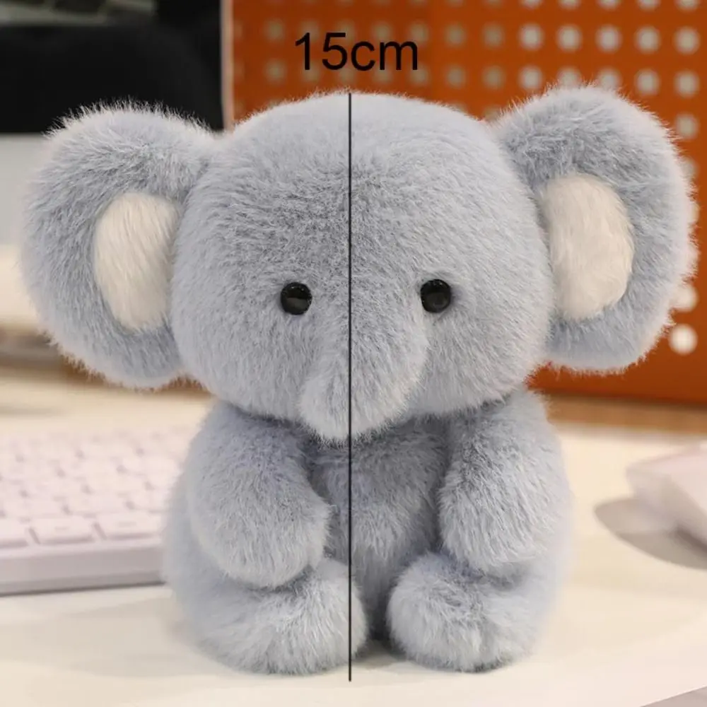 귀여운 15cm 플러시 동반 인형 코끼리 플러시 봉제인형 베개 곰 슈퍼 소프트 동물 플러시 장난감 수면 선물