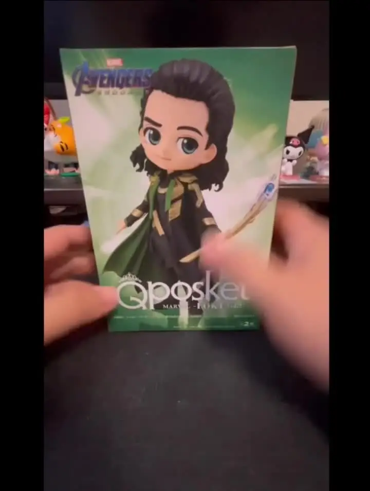 Bandai Original Marvel's The Avengers Anime Figure Qposket Marvel