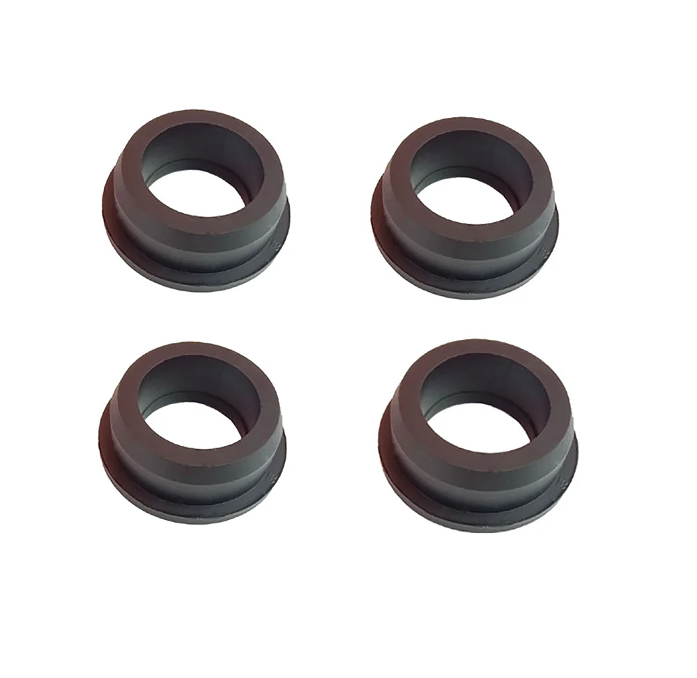 Rubber Wiring Grommets, Silicone Rubber Open Grommet, Black A=5mm~28mm optional, Wire Cable Hole Protect Tidy Bush