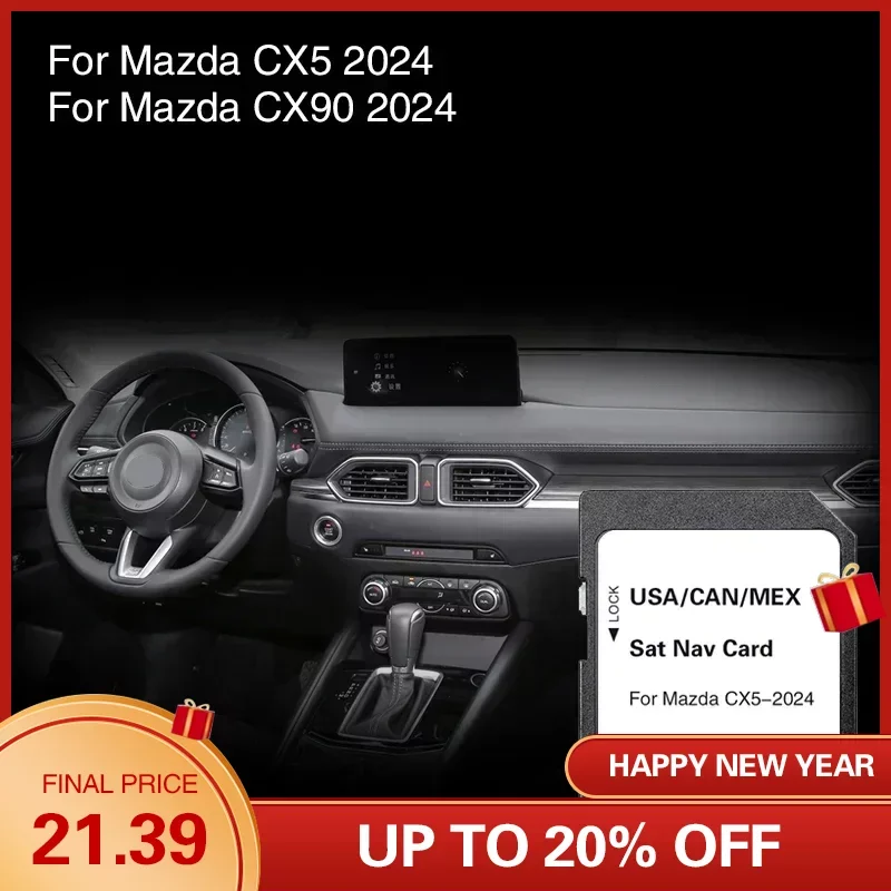 Scheda Sd Di Navigazione Gps Per Mazda Cx5 Cx90 Cover Nord America Canada Messico Map Road System Aggiornamento Versione Naving
