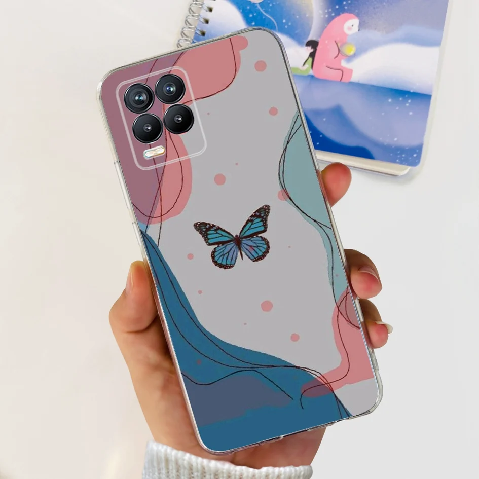 Fashion Butterfly Flower Soft Silicone TPU Phone Case