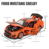 1:32 Ford Mustang Shelby GT500 Alloy Muscle Car Model Sound and Light Pull Back Children's Toy Collectibles Birthday gift 4