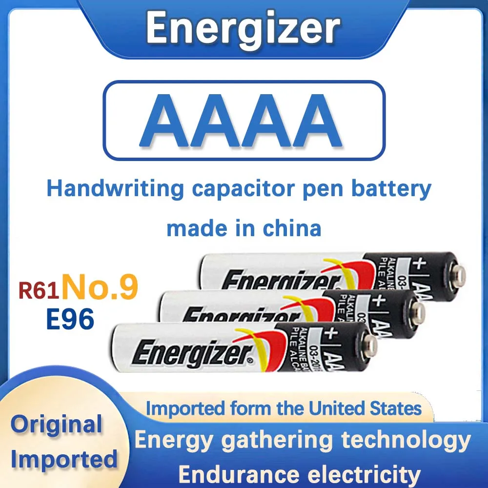 Alkaline Battery 4PCS Energizer 1.5V LR61-E96 AAAA Primary Battery For Bluetooth Headset Laser Pen