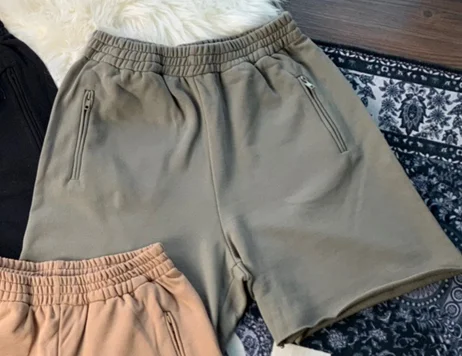 Good Quality Season 6 Kanye West Fashion Blank Shorts Men 1