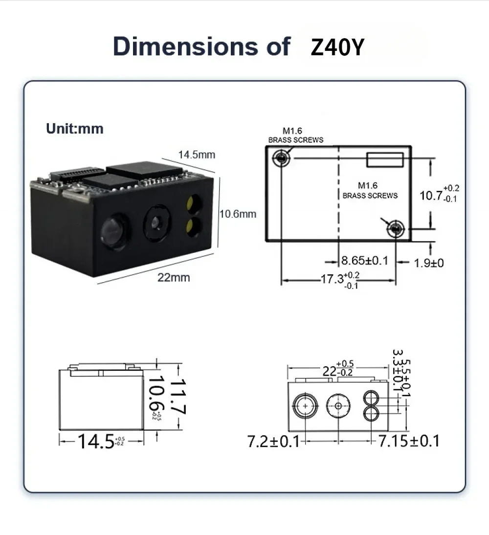 Kiosk Mini USB QR Code Reader2D1D CMOS Barcode Scanner Module