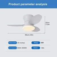 Lampes de ventilateur nordiques, chambres à coucher, salles d'étude, salles à manger, lampes de ventilateur de plafond modernes et minimalistes, chambres d'enfants, o commercial 3