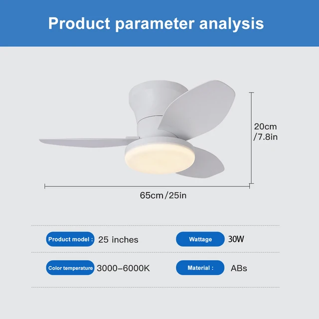 Lampes de ventilateur nordiques, chambres à coucher, salles d'étude, salles à manger, lampes de ventilateur de plafond modernes et minimalistes, chambres d'enfants, o commercial 3