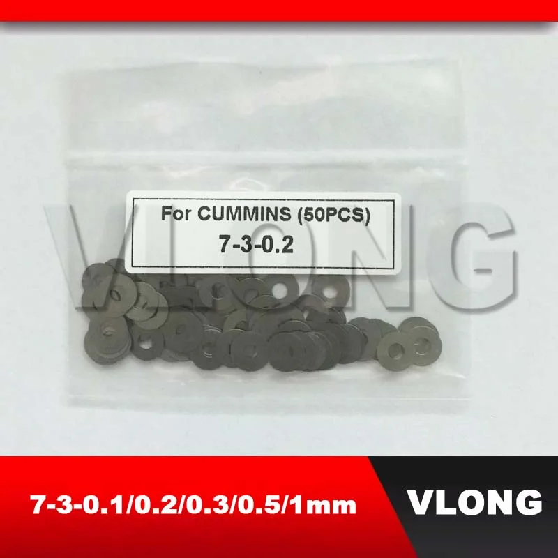 Diesel Fuel Injector 7-3-0.1MM Adjust The Pressure Washer Shims Adjustment Washer Adjusting Pressure Pad