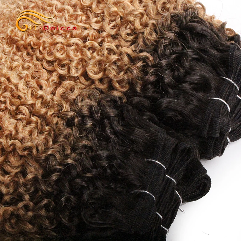 cabelo brasileiro polegada pacotes de cabelo curto encaracolado duplo desenhado jerry curl feixes cabelo humano remy pacotes para preto