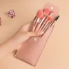 Mini Brush 8-Piece Makeup Bag Portable concealer powder brush set soft fur make-up tool 2