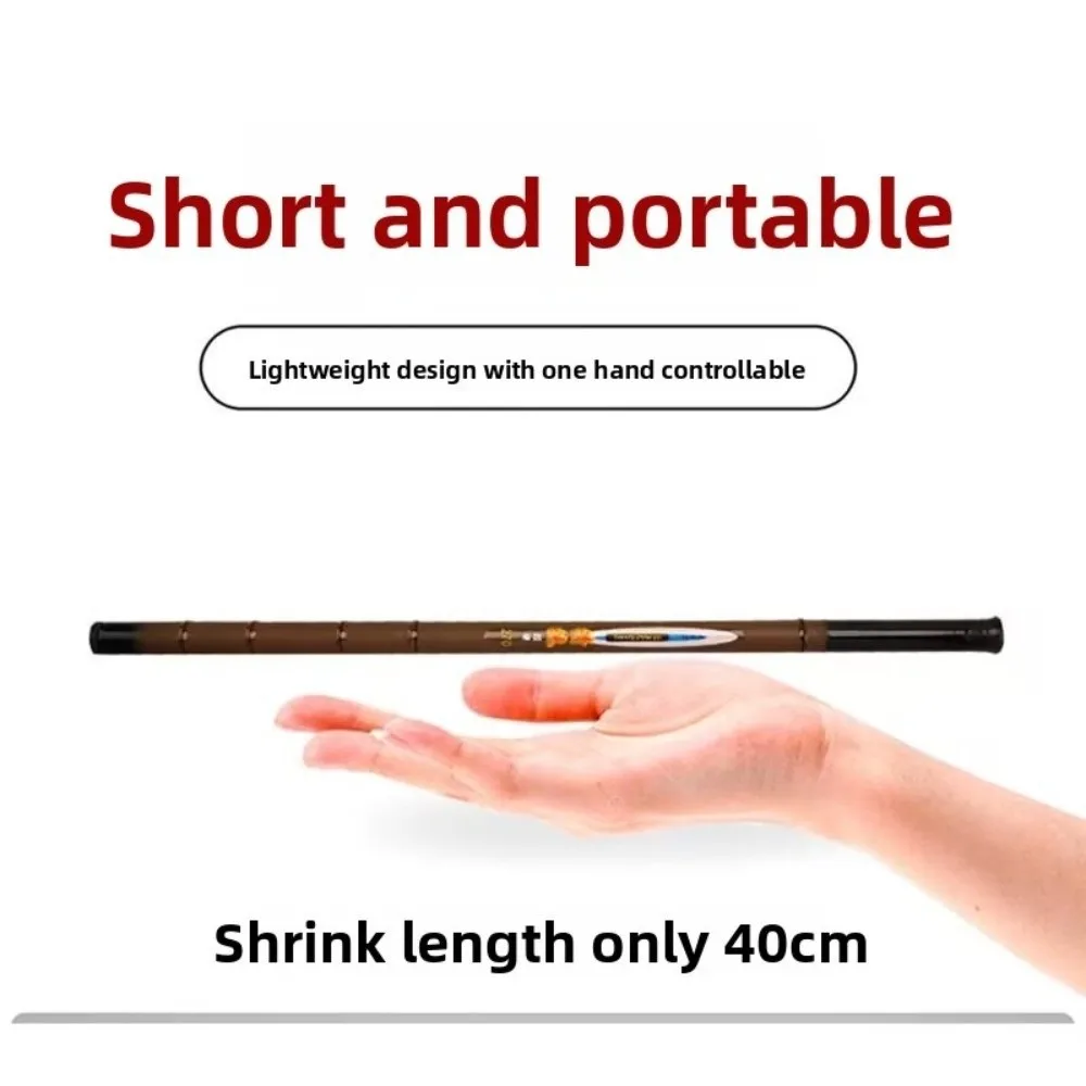 1.8m-4.5m Telescopic Fishing Rod  Glass Fibre Fishing Pole Casting Rod Fishing Rod Reel Set Lure Set Hooks Feeder Rod Combo