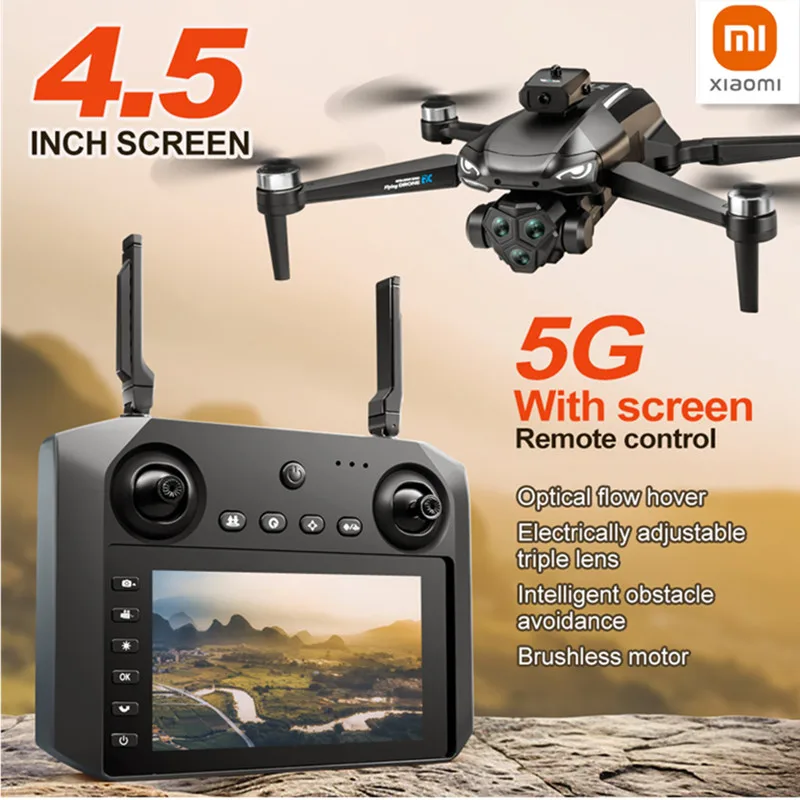 Drone Professionale M33 MAX per Esterni con Doppia Fotocamera 6K HD ESC Sero, WiFi 5G, GPS, Pieghevole, Brushless, Flusso Ottico, Quadricottero RC - Image 2