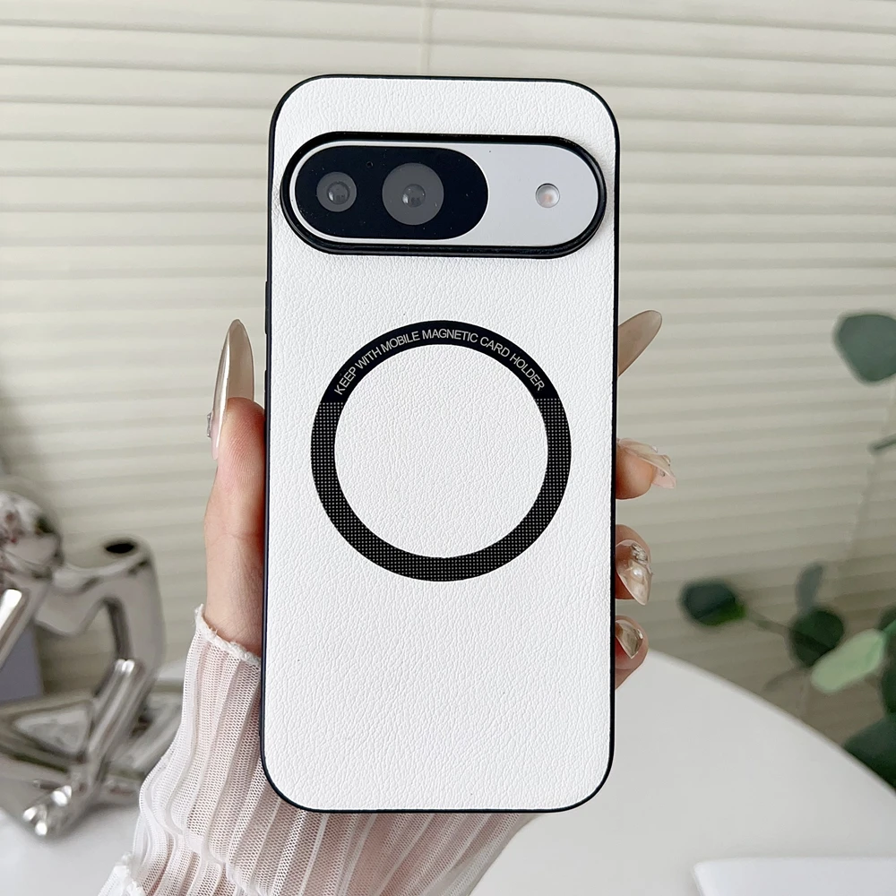 Ultra-Thin Magnetic PU Leather Pattern Case with MagSafe Compatibility