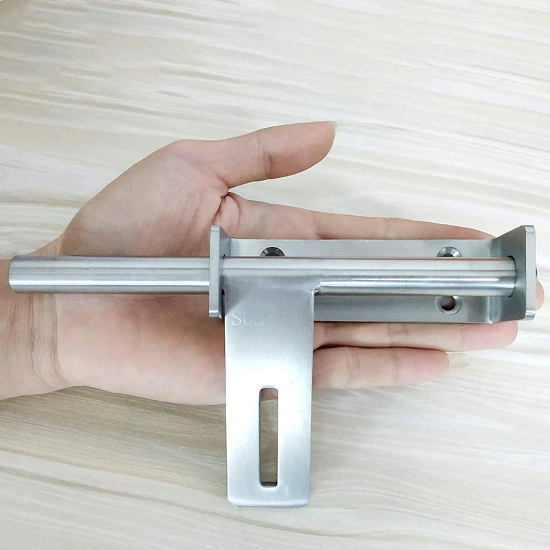 Stainless Steel Bolt 304 Heavy-Duty Left And Right Bolts Sliding Bolt Door Lock Latch door latch hexagon bolt screw