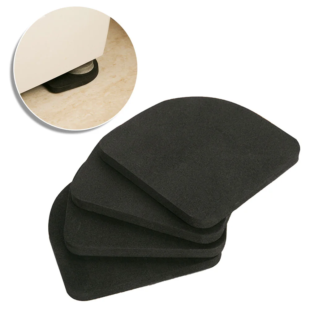

4pcs Washing Machine Anti Vibration Pads Dryer Anti Walk Pad Rubber Feet Pads Absorbing Silent Feet Cushion ( Black )