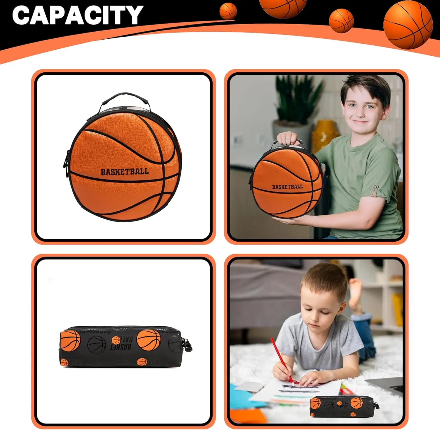 Boys' School Backpack with Lunch Box and Pencil Case - Ideal for Teens and Middle School Students - 5