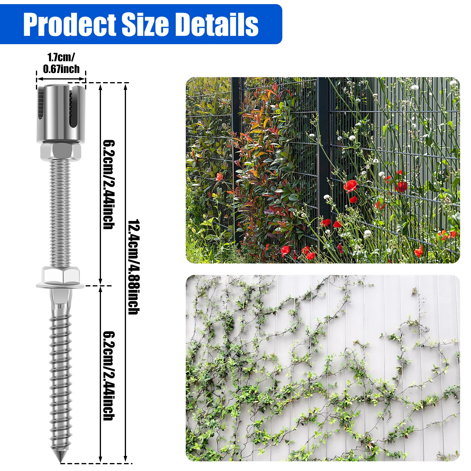 Traliccio Estensibile Verde In Legno 1,8x1,2mt - Foto 3