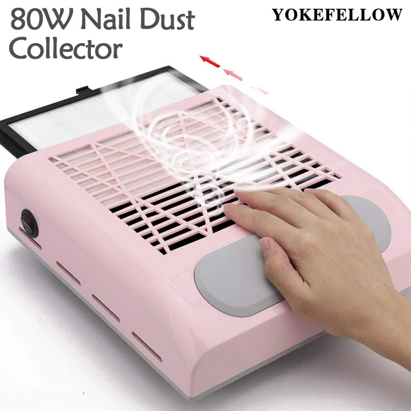 Big Power Vacuum Nail Dust Collector For Manicure Nails Collector With Fitter Nail Dust Fan Vacuum Cleaner For Nails nail dust collector