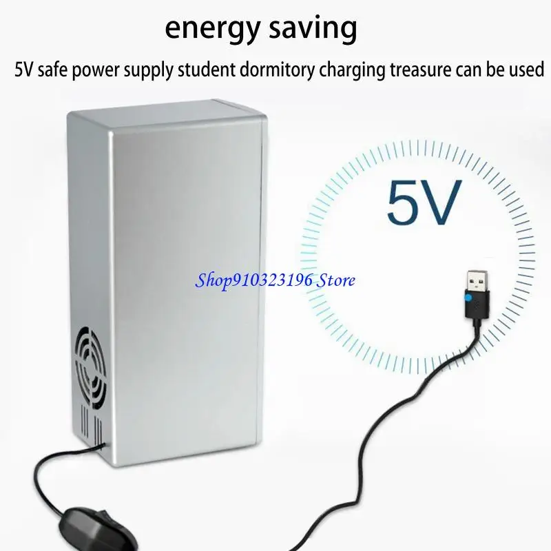 Q1JF 미니 USB 전기 냉장고 소형 음료 캔 컴퓨터 노트북 용 쿨러/따뜻한 냉동고 음료 냉장고