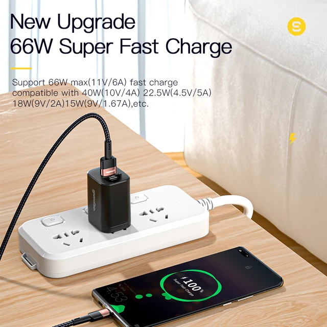 Essager 6A kabel USB typu C dla Huawei P30 P40 Pro 66W szybki przewód ładowania USB-C ładowarka przewód danych dla Samsung S21 ultra S20 Poco 3