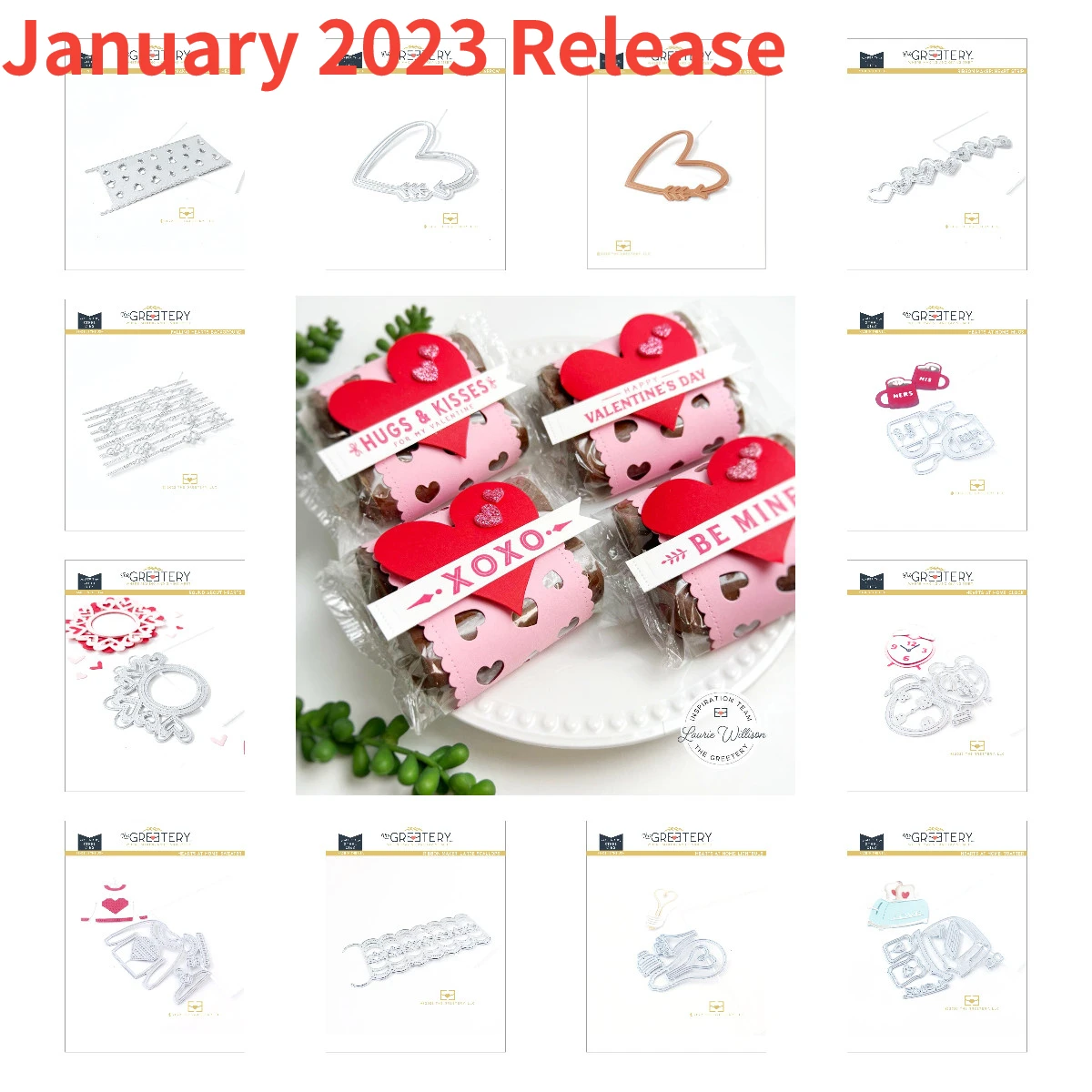 

Valentine's Day Series Metal Cutting Die And Hot Foil New Arrival 2023 Diy Molds Scrapbooking Paper Making Cuts Crafts Template
