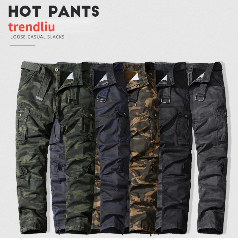 Seath Pantalone In Cotone Largo Militare