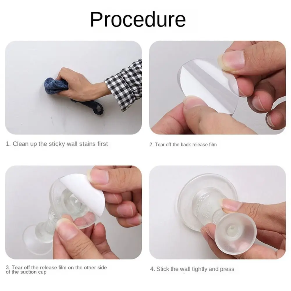 Silicone Wall Protectors Mute Floor Holder Anti Collision Door Stopper Self Adhesive Bedroom Accessories silicone door stopper door stopper bumpers door stopper