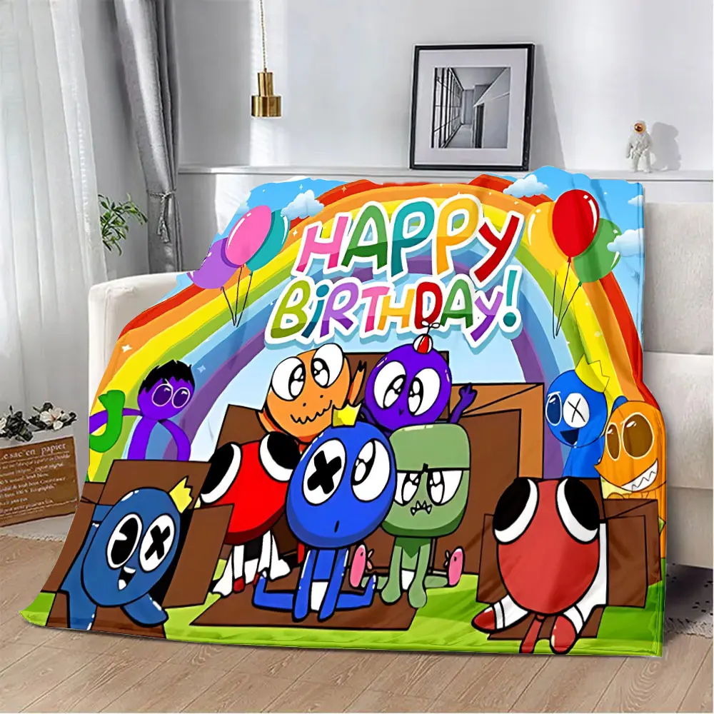 Game Rainbow Friends Printed Blanket Picnic Blankets Warm Blanket Soft and Comfortable Blanket Home Travel Birthday Gift 5