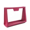 Customizable Letters Transparent PVC Cosmetic Bag for Women Waterproof Clear Makeup Bags Make Up Organizer Storage Wash Bag 6