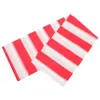 1Pc Red White Striped Tablecloth Plastic Dining Cover Circus Theme Birthday Supplies Reusable Banquet Cloth Table 2