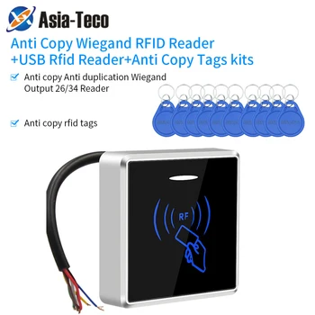 No Relay Anti copy Rfid keypad Card reader Wiegand 26/34 Output Reader For Access Control System Board Anti duplication 1