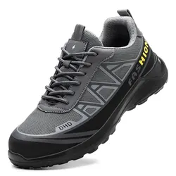 Men's Indestructible Steel Toe Safety Work Boots - 45 (Safety shoes)
