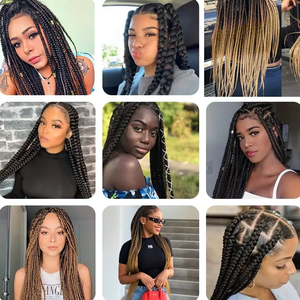 2026 82 Inch Long Jumbo Braiding Hair Synthetic Braids Crochet Hair Extensions 165g Pre Stretched Braid Wholesale For Women 6