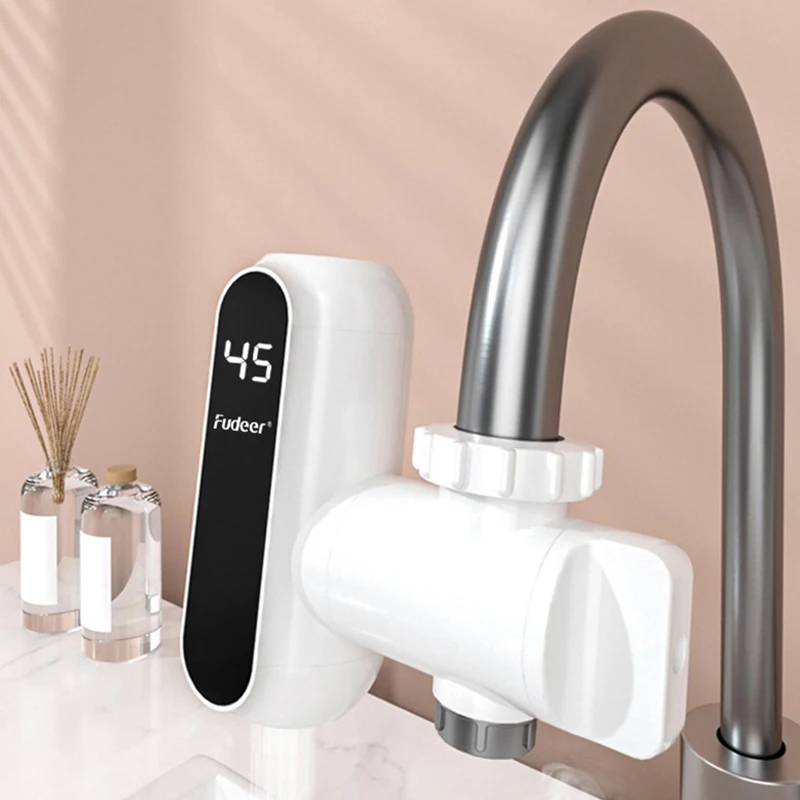 Electric Water Tap Instant Water Heating Faucet Smart Digital Display  Tankless Instantaneous Water Heater For Kitchen/Bathroom