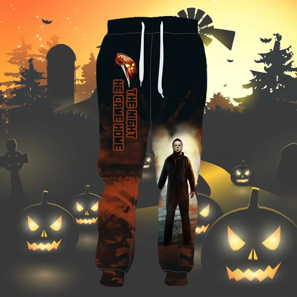 

Halloween Horror Terror Movie Cosplay Michael Myers Jason 3DPrint Men/Women Streetwear Joggers Pants Funny Casual Trousers X1