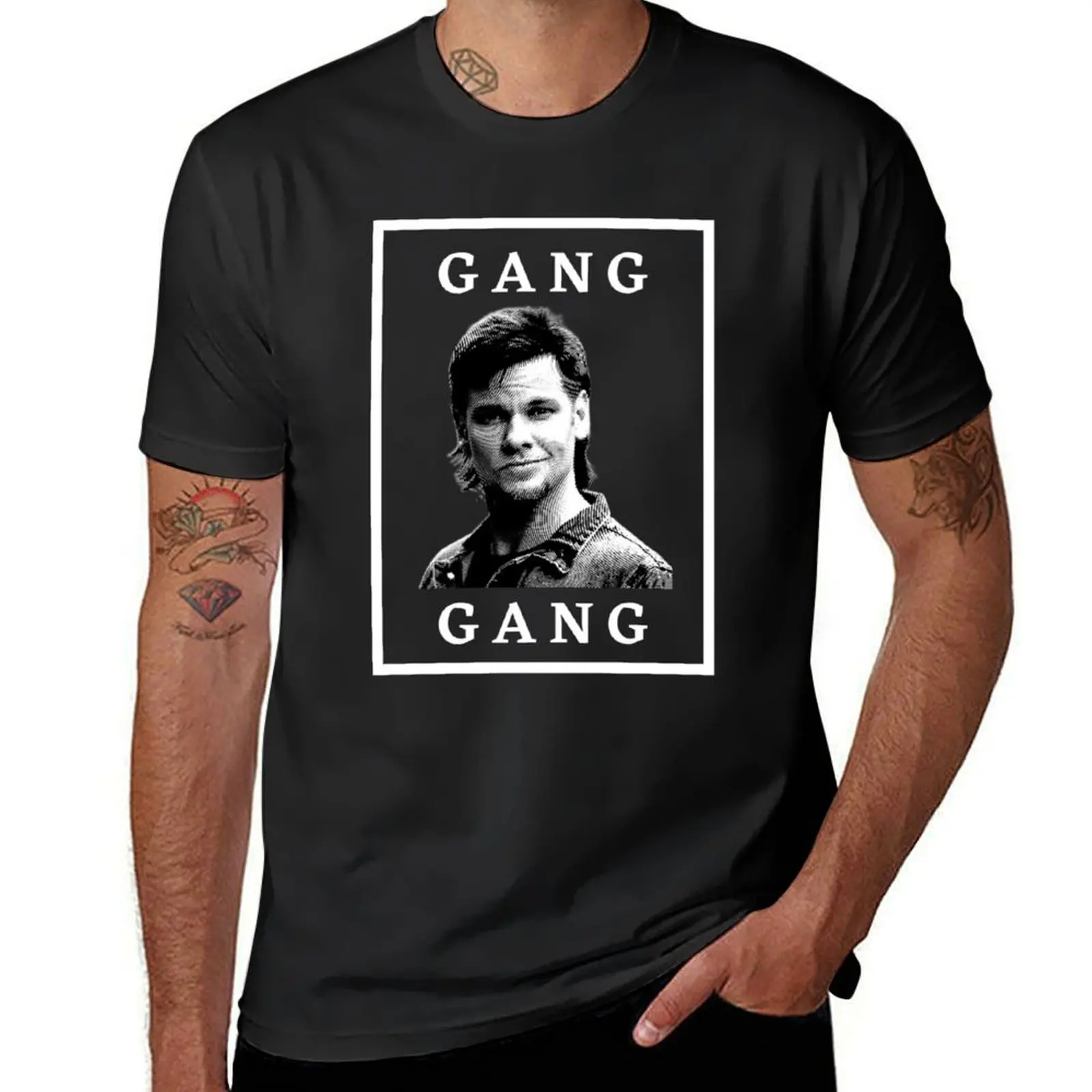 Theo Von 'Gang Gang' T-Shirt cute clothes Blouse plain white t shirts men