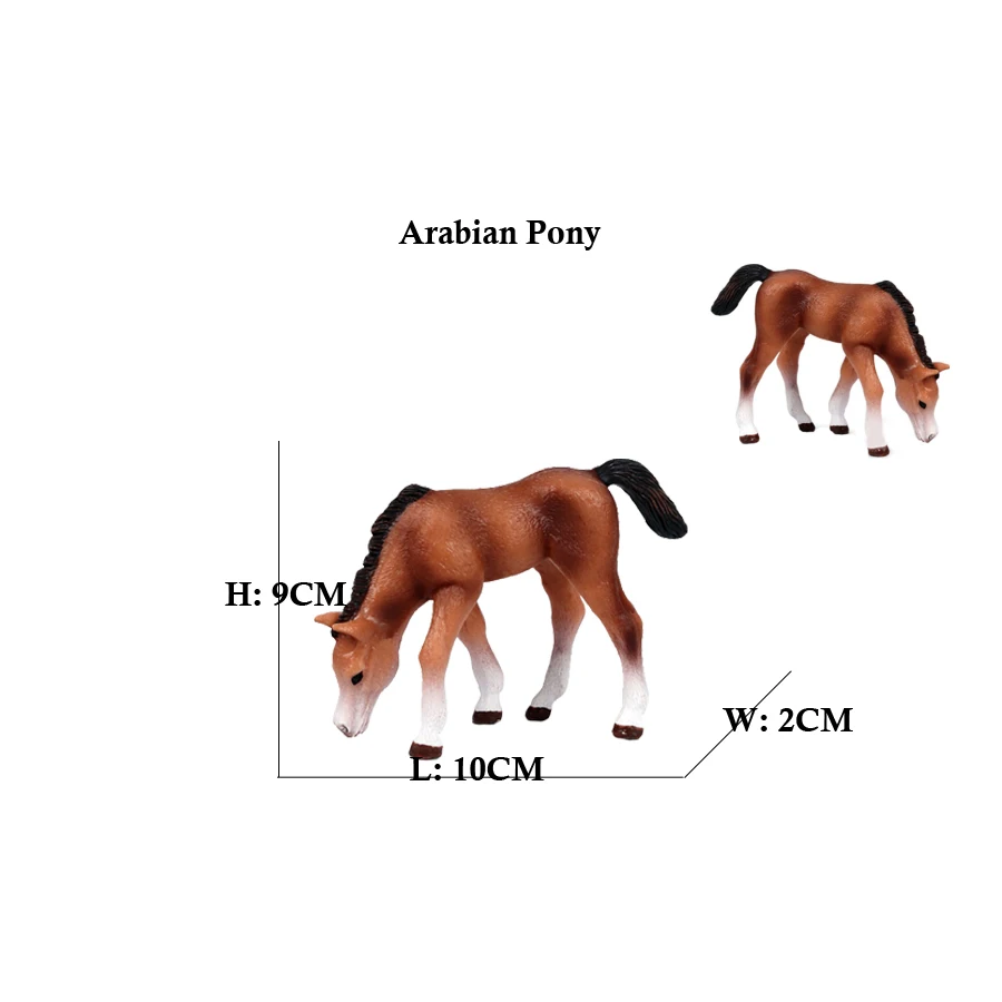 MOJO Shetland Pony Spielzeugfigur – Handbemalt, Realistisch, Ca. 8 Cm, Für Spielen & Sammeln