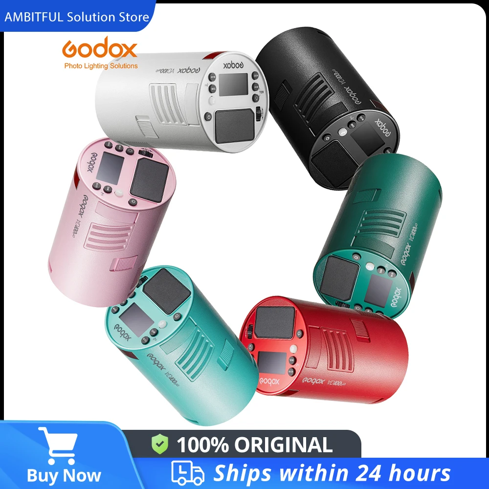 Godox AD100Pro AD100 PRO TTL HSS 100W Outdoor Flash Speedlight 2.4G Wireless Pocket Flash For Sony Nikon Canon Fujifilm PK AD200 On Camera Flash Camera Flash