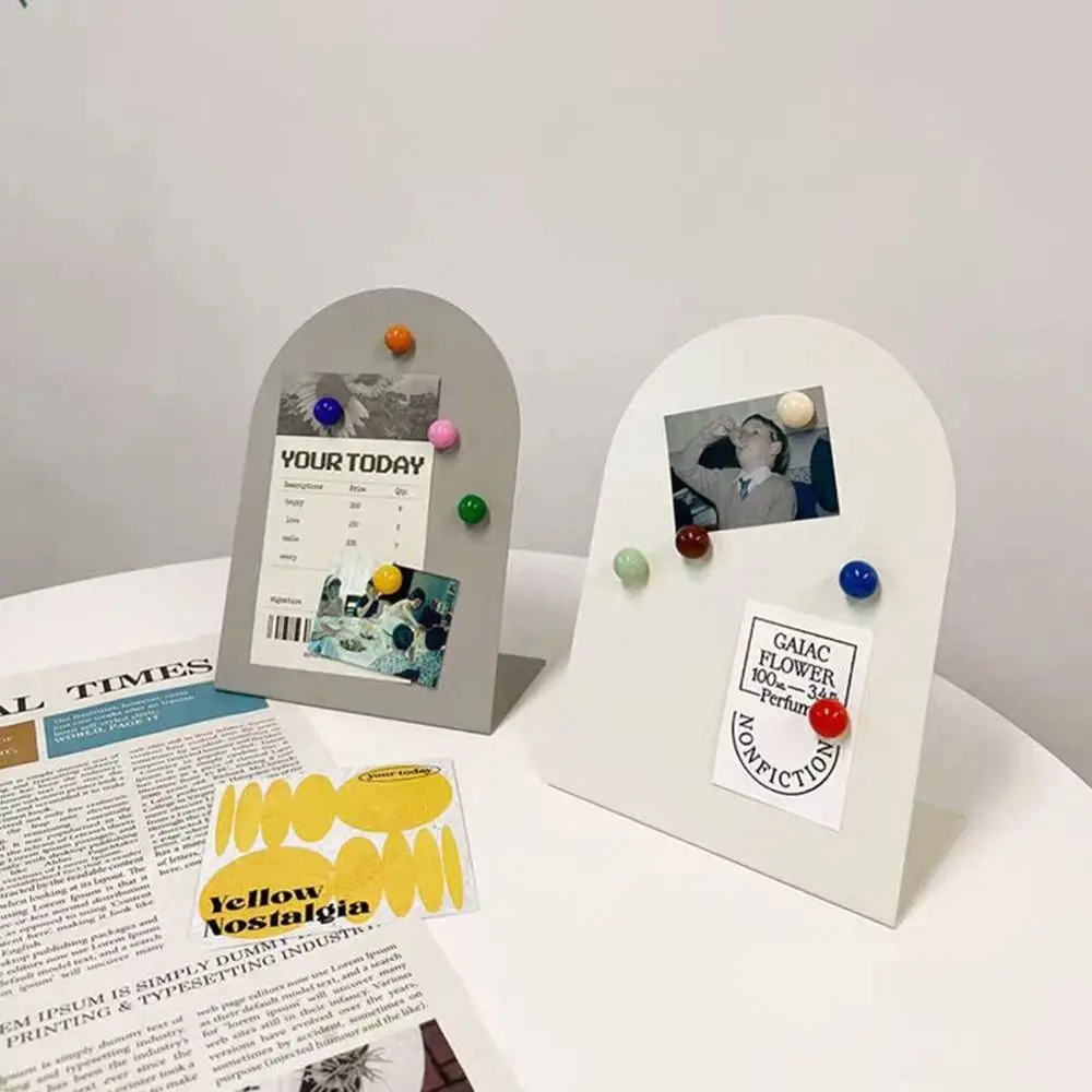 Nuovo Bacheca da Scrivania di Grande Capacità, Verticale Curva, con Spazio di Archiviazione, per Ufficio e Casa, Ornamento da Scrivania - immagine 5
