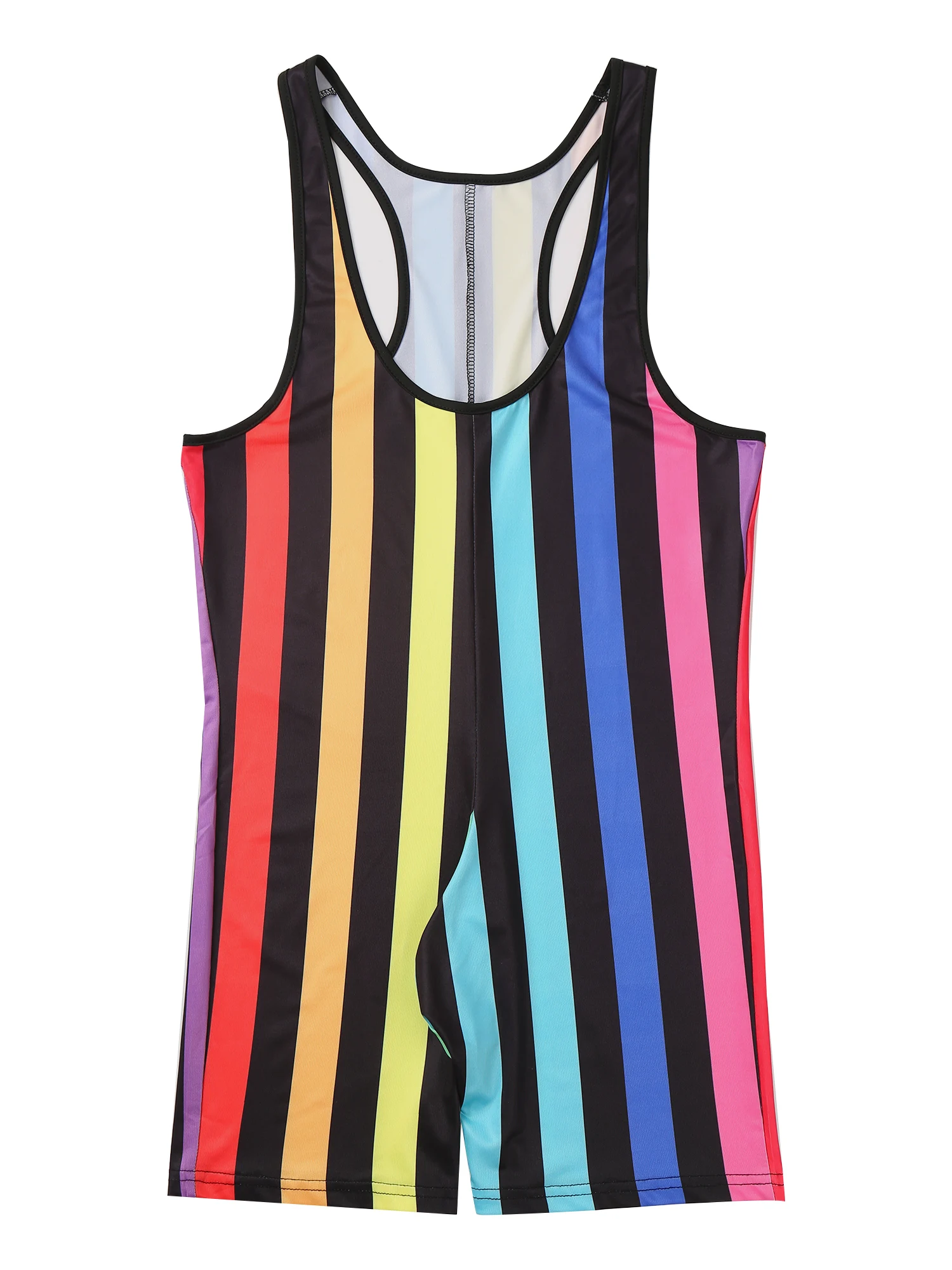 Men Water Sports Surfing Fitness Short Striped Jumpsuit Wrestling Singlet Slim Fit Boxer Shorts Rompers Bodybuilding Shapewear men swimsuit male swim rash guard sports jumpsuit pants