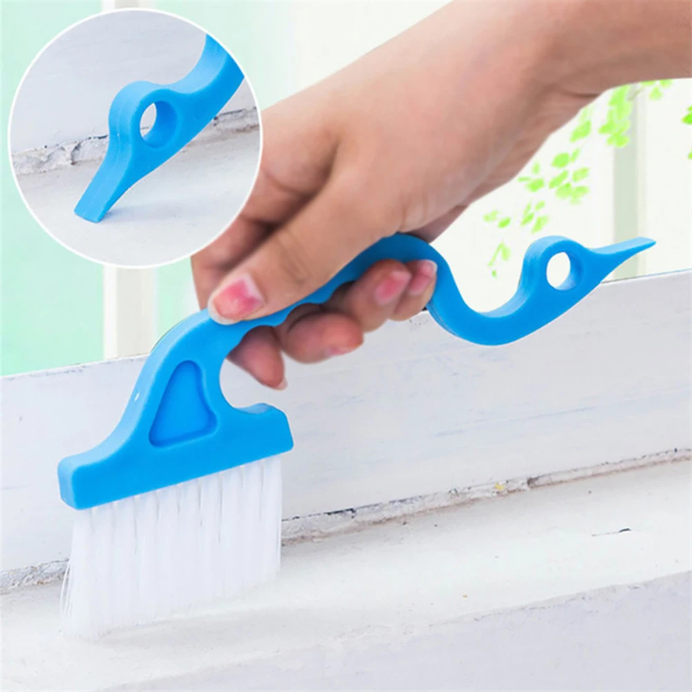 

Sticky Clean 1Pcs Hand-held Groove Gap Cleaning Tools Door Window Track Kitchen Cleaning Brushes Home Clean Tool and Accessories