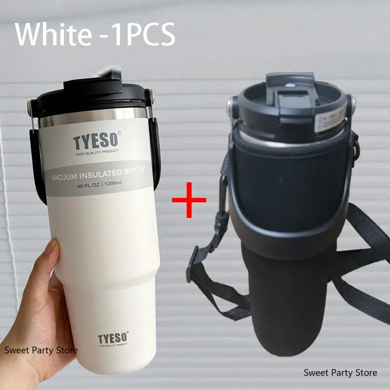 White With Cup Bag